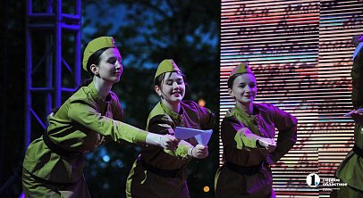Концерт «Огонь Победы» прошел на челябинской Кировке в 11-й раз