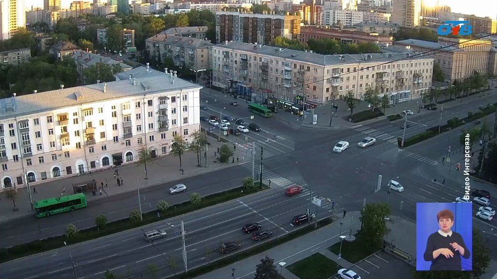 В центре Челябинска произошла двойная авария