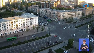 В центре Челябинска произошла двойная авария