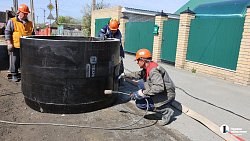 В Южноуральске реконструируют аварийный коллектор 1958 года