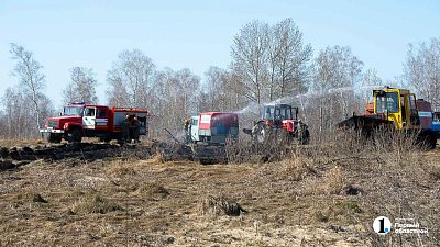 Почти тысячу ландшафтных пожаров потушили в Челябинской области весной-2026