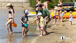 Челябинцы открыли пляжный сезон на трех городских водоемах