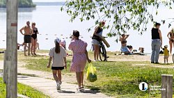 Челябинцы открыли пляжный сезон на трех городских водоемах