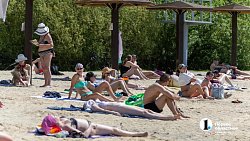 Челябинцы открыли пляжный сезон на трех городских водоемах