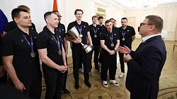 Алексей Текслер поздравил «ЧБК» с историческим чемпионством в Суперлиге