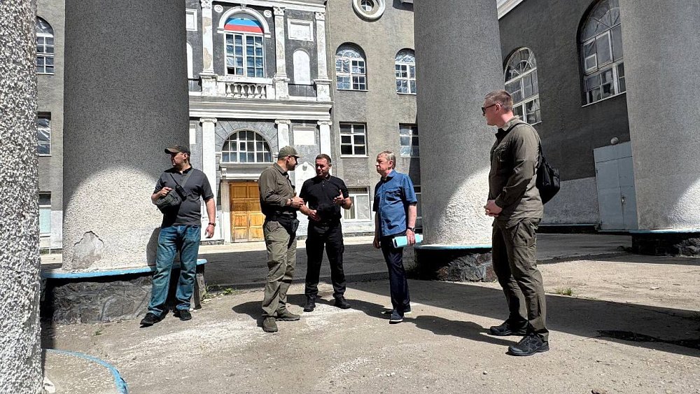 Челябинская область восстанавливает ДК машиностроителей в Ясиноватой