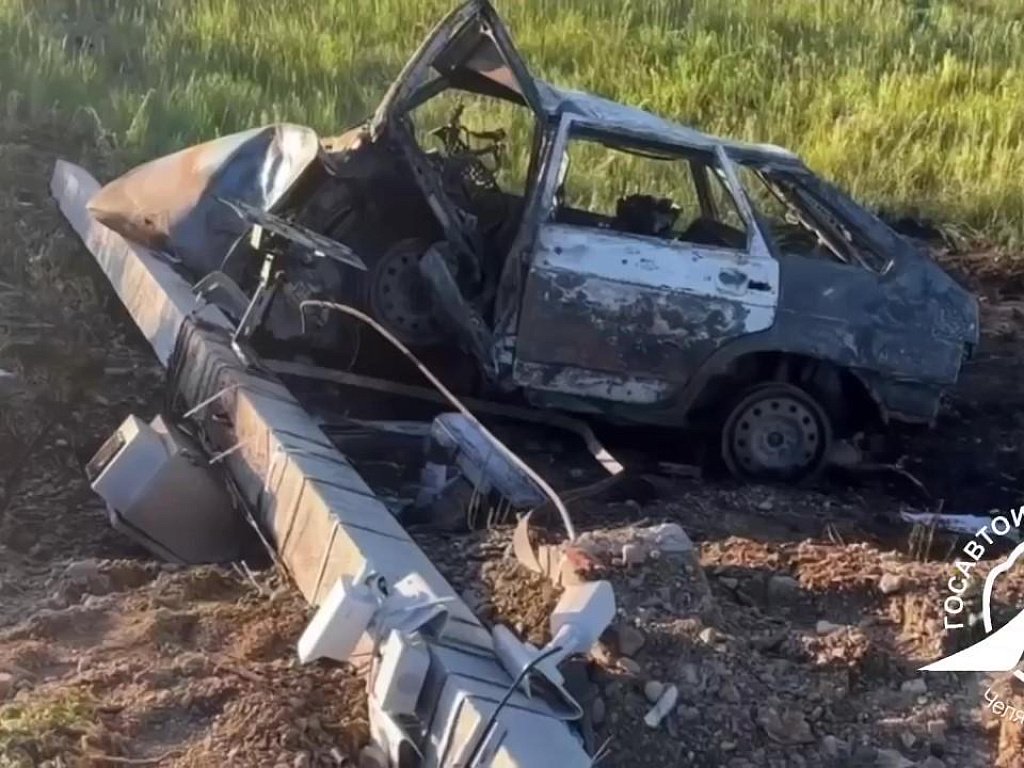 Водитель ВАЗа погиб в ДТП с возгоранием авто в Челябинской области