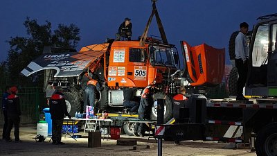 Команда URAL MOTORSPORT потеряла один грузовик на ралли Taklimakan в Китае