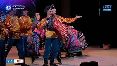 Про большие волжские гастроли в сюжете «Ансамбль танца „Урал“ в Ульяновске»