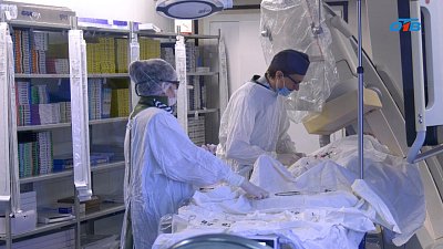 Рентгенхирурги Челябинска впервые провели процедуру ультразвукового тромболизиса