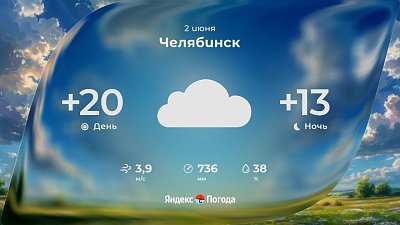 Погода в Челябинской области 2 июня: дожди и грозы