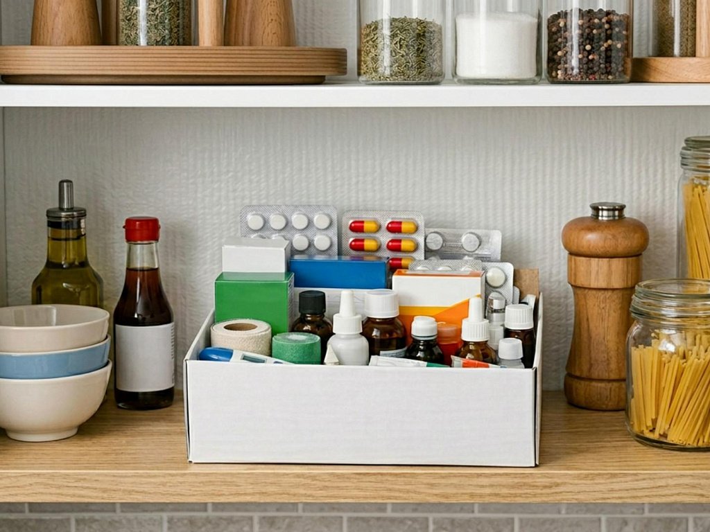 Кухня — неподходящее место для хранения лекарств