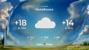 В Челябинской области 5 июня ожидаются дожди и грозы