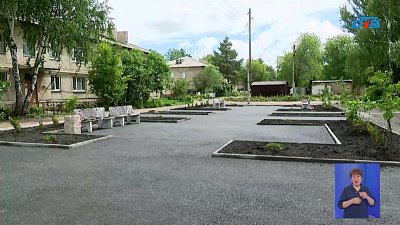 В поселках Агаповка и Наровчатка благоустроили общественные пространства