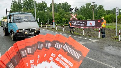 С начала года в Челябинской области случилось три ДТП на железнодорожных переездах