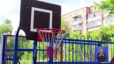 В челябинском детском саду № 353 открыли спортплощадку