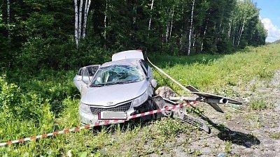 Школьница пострадала в ДТП с опрокидыванием авто в Саткинском округе