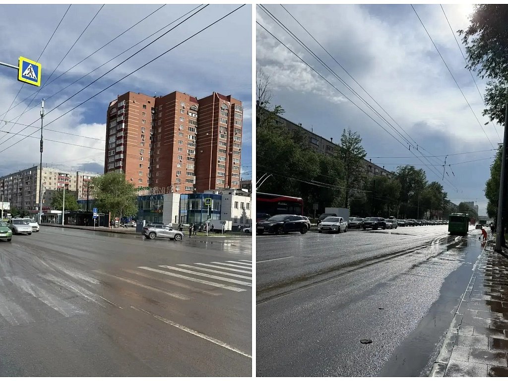В Челябинске ликвидировали подтопления на основных проблемных участках