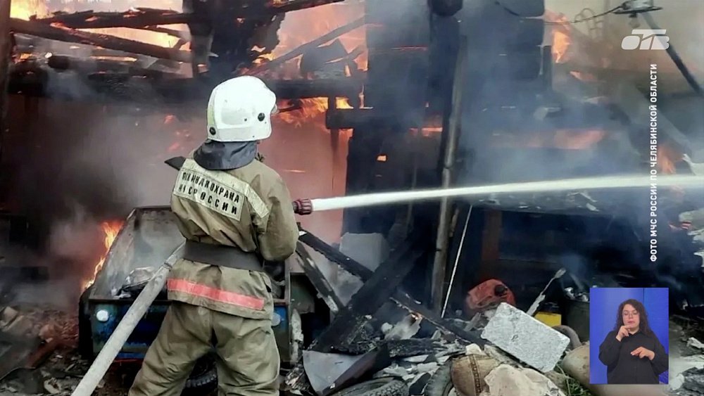В Каслях ликвидировали утренний пожар