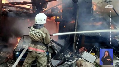 В Каслях ликвидировали утренний пожар