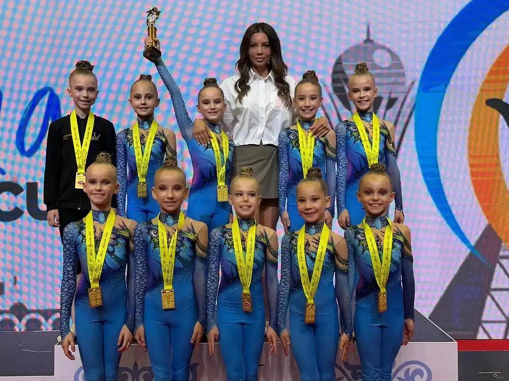 Челябинские гимнастки выиграли международный турнир в Казахстане