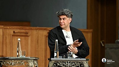 Николай Цискаридзе пришел на творческую встречу с челябинцами в футболке Selsovet