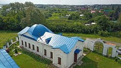 Ураган снес купол храма с крестом в Кунашакском округе