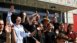 Юные челябинские аккордеонисты сыграли Николаю Цискаридзе «Танец с саблями»