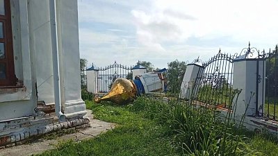 Прокуратура начала проверку после обрушения купола церкви в Челябинской области