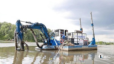Из челябинского Миасса с начала года извлекли 250 тысяч кубометров ила