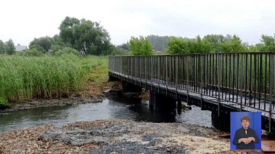 В Калачево завершается реконструкция моста