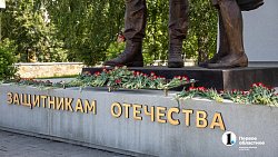 В День ветеранов боевых действий в Челябинске возложили цветы на Алее Славы