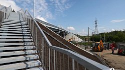 В челябинском поселке Новосинеглазово завершили строительство путепровода