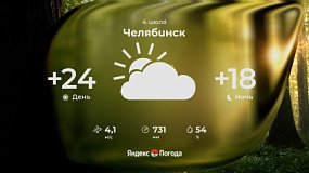 Погода в Челябинской области 4 июля: переменная облачность и дожди