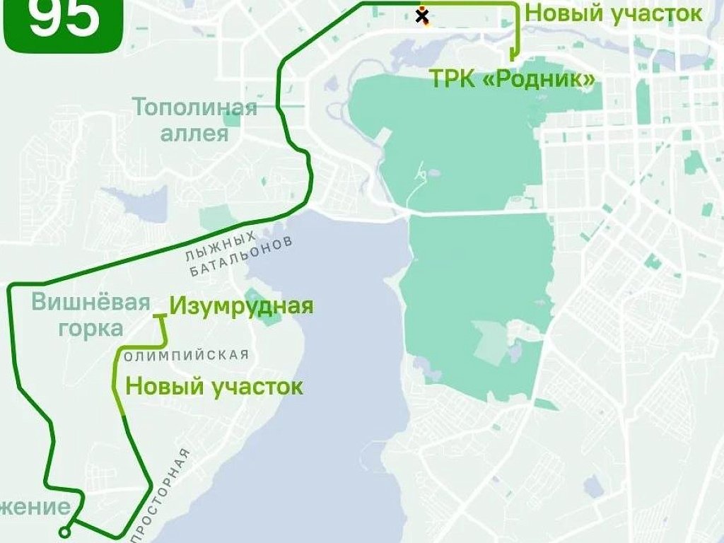 В Челябинске автобус № 95 изменит трассу движения