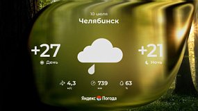 Погода в Челябинской области 10 июля: дожди и грозы