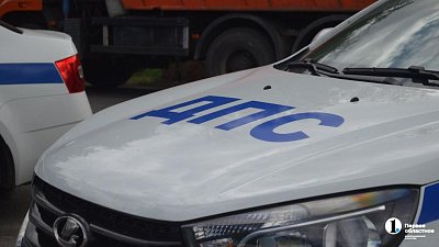 Полиция обеспечивает порядок в местах скопления автомобилей у АЗС
