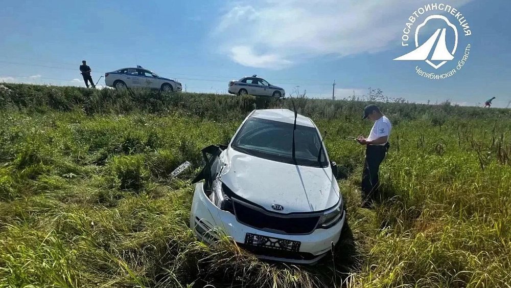 В Челябинской области в ДТП с опрокидыванием погиб водитель Hyundai