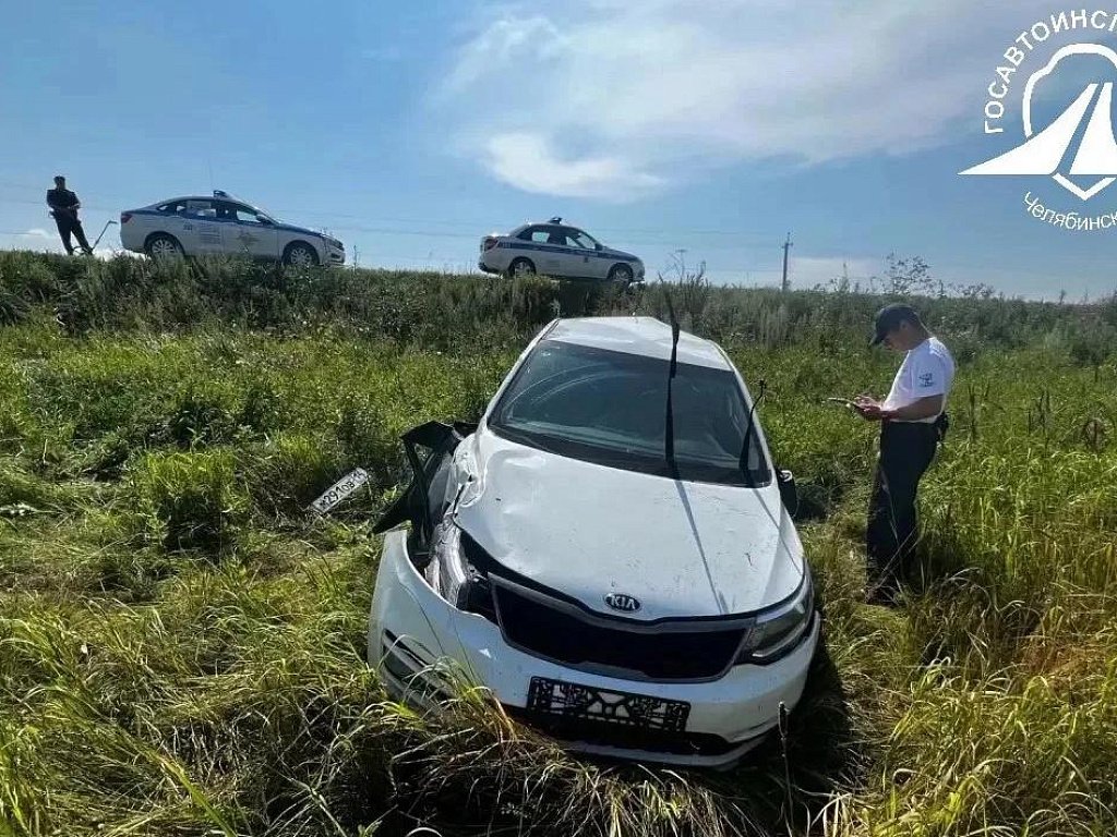 В Челябинской области в ДТП с опрокидыванием погиб водитель Hyundai