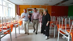 В школе поселка Тимирязевского завершают капитальный ремонт
