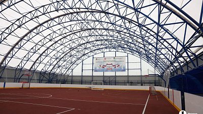 В селе Филимоново открыли крытый спортивный корт