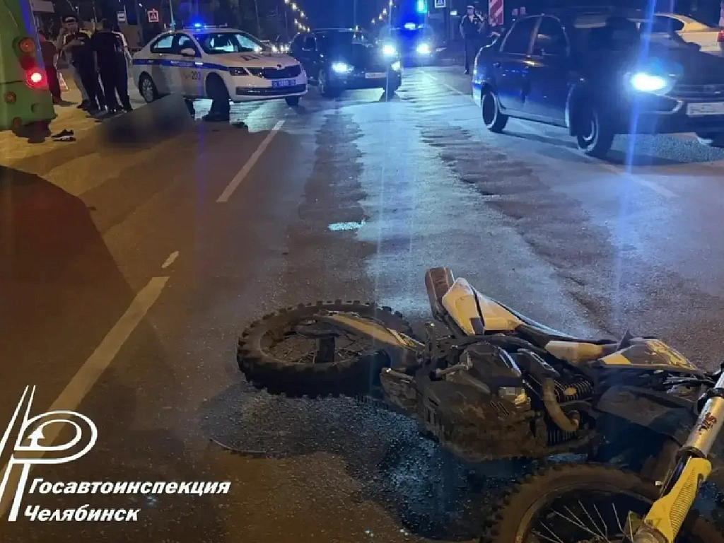 Водитель питбайка погиб в ДТП с автобусом № 64 в Челябинске