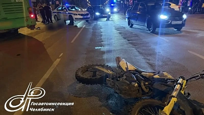 Водитель питбайка погиб в ДТП с автобусом № 64 в Челябинске