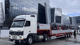 В Южноуральске выпустили полуприцеп‑тяжеловоз для перевозки негабаритной техники