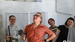 Звук, крушение и игры: как в челябинской водонапорке работала сибирская художница