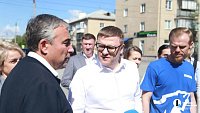 В Коркино благоустроили пешеходные аллеи и возвели мемориал защитникам Отечества