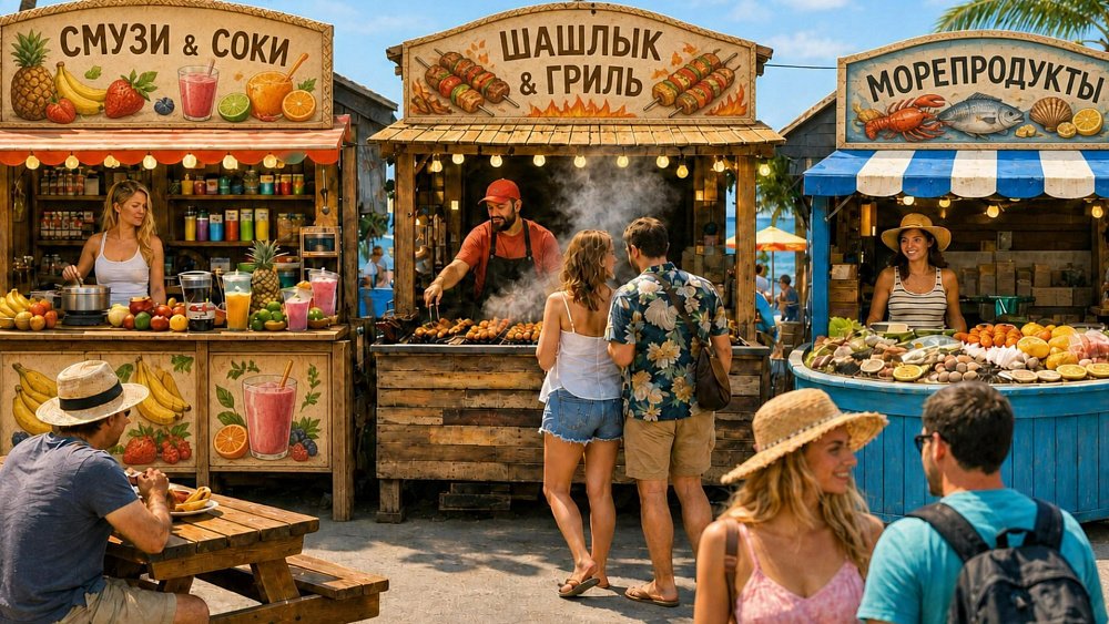 Как не отравиться уличной едой в отпуске