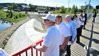 Новый мост в Нязепетровске справился с небывалым паводком-2026 на «отлично»