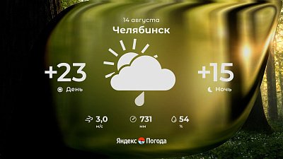 Погода в Челябинской области 14 августа: дожди и грозы