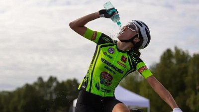 Копейская велогонщица завоевала бронзу на чемпионате России